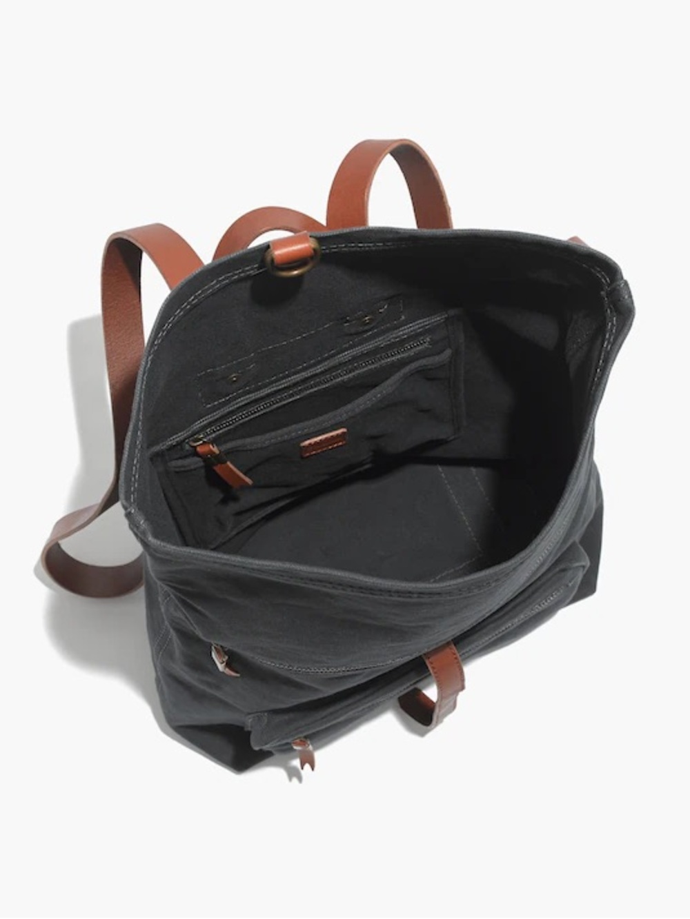 Madewell The Canvas Foldover Backpack - Picture 3 of 12